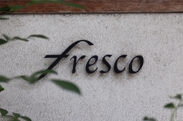 fresco看板写真